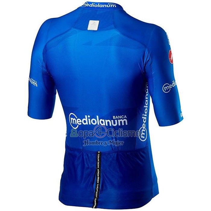 Giro d'Italia Ropa Ciclismo Culotte Corto 2020 Hombre Mangas Cortas Azul